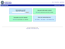 Tablet Screenshot of calendar.globalaircraft.org